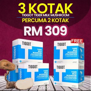Tiggot : Susu Cendawan Harimau Pakej 3